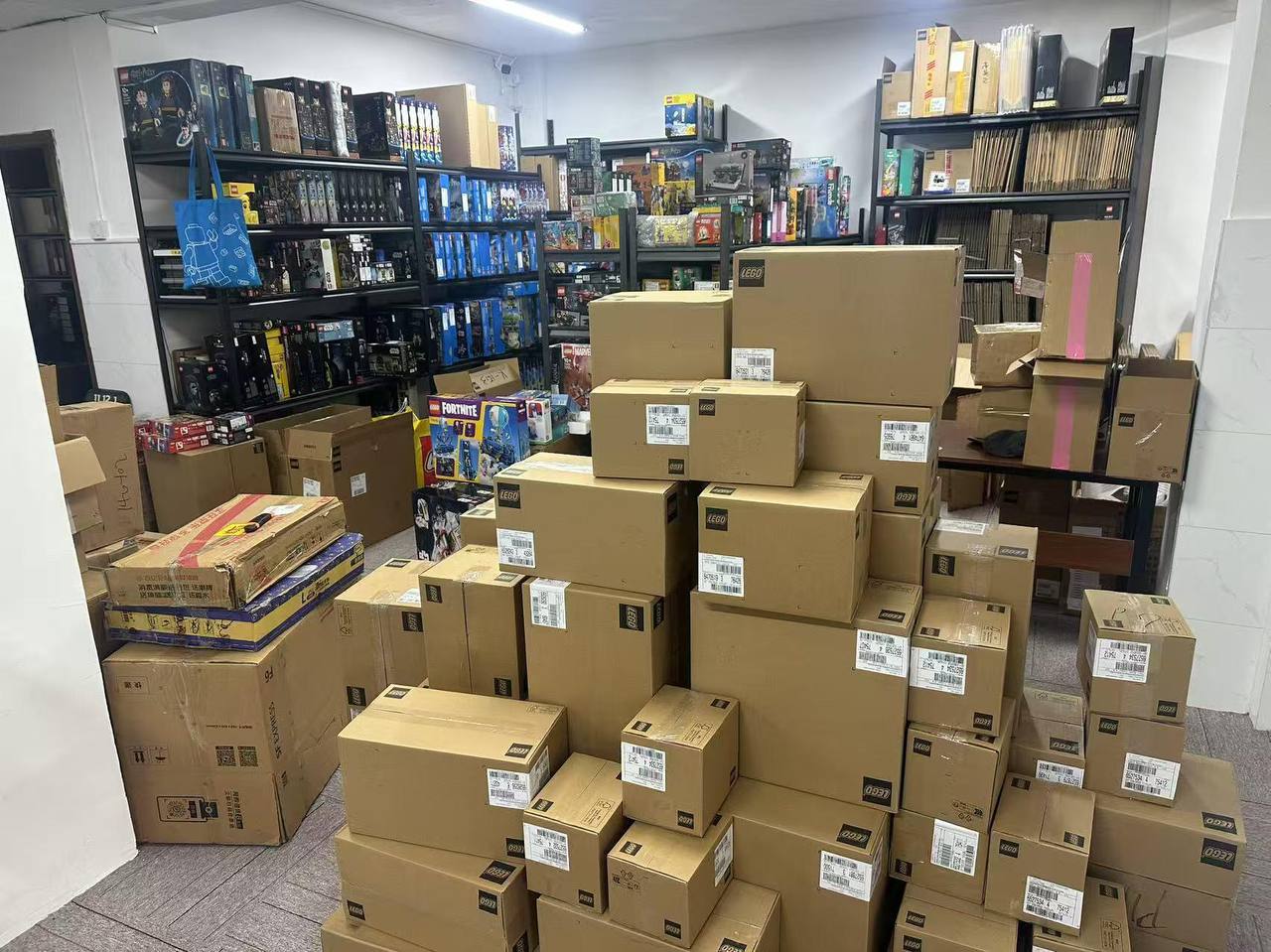 Stock Lego du fournisseur